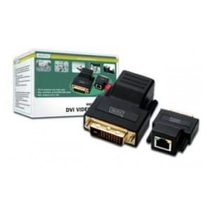 Extender DVI DIGITUS DS-54101 do 50m po skrętce Cat.5e UTP, 1920x1200 WUXGA