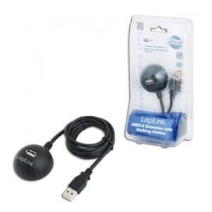 Kabel USB LogiLink CU0013B USB A(M)>USB A(F) stacja dokująca