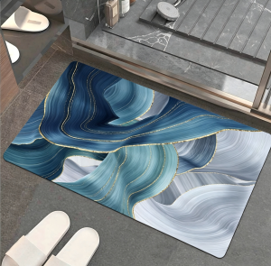 DYWAN ŁAZIENKOWY MATA SZYBKOSCHNĄCA CHODNIK ATYPOŚLIZGOWY DUŻY XXXL 80X50