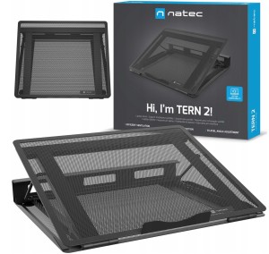 Podstawka chłodząca laptop NATEC Tern 2 12" -17.3" składana metalowa trwała