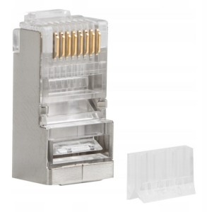 WTYK SIECIOWY RJ45 (8P8C) LANBERG KAT.6 FTP (1 SZT) Z PROWADNICĄ LINKA/DRUT