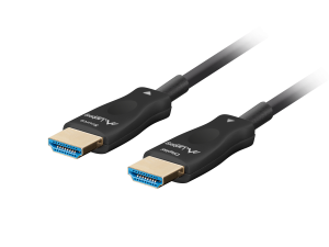 Kabel HDMI-HDMI v2.1 10m 8K czarny optyczny AOC Lanberg