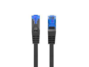 PATCHCORD KAT.6A S/FTP LSZH CCA 15M CZARNY FLUKE PASSED LANBERG
