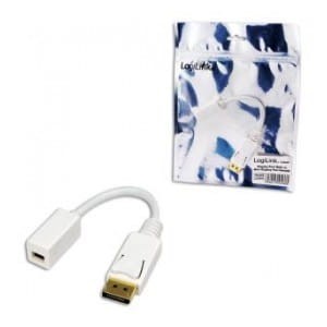 Adapter LogiLink CV0040 DisplayPort (M)>mini DisplayPort (F)